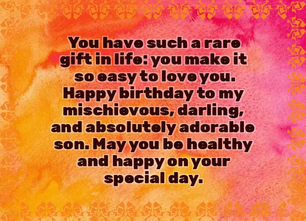 Happy Birthday Blessing To My Son