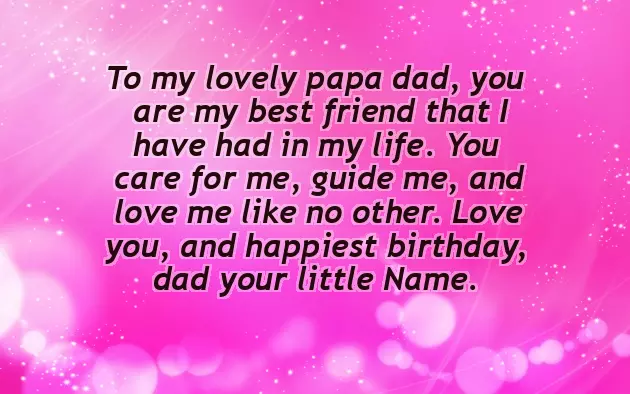 Happy Birthday Papa Wishes Quotes