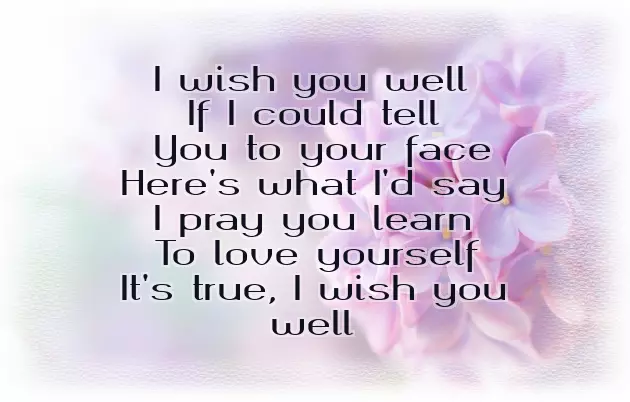 Wish Her Well Wish Her Well