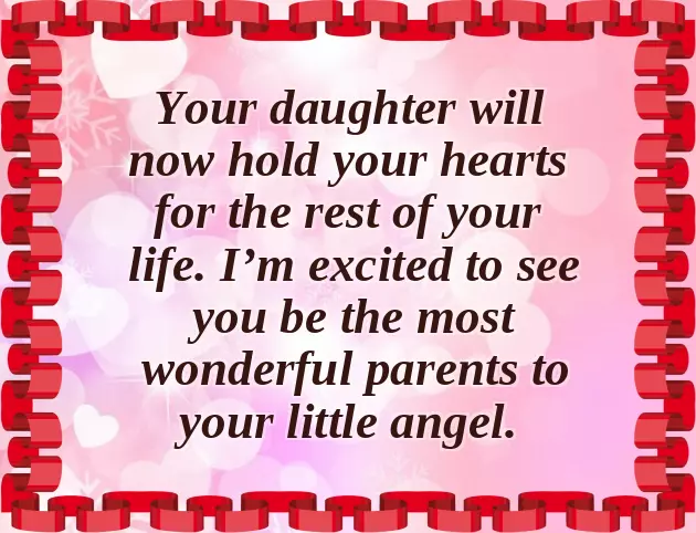 Congratulations On Arrival Of Baby Girl