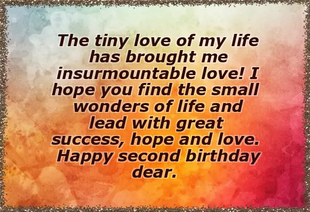 2 Years Son Birthday Wishes