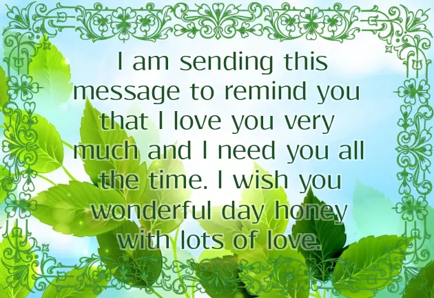 I Wish You A Good Day