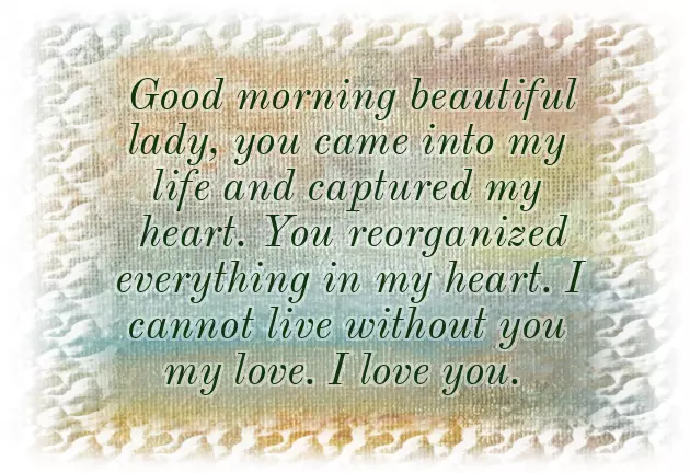 Sweet Morning Message For Love