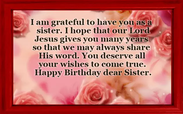 Happy Wishes For Sister
