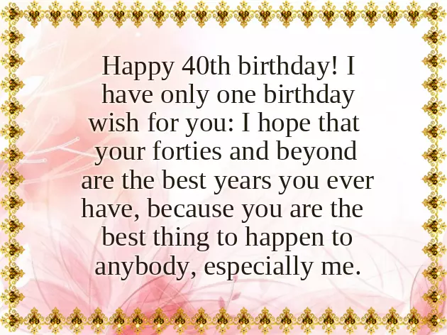 Happy 40Th Birthday Brother