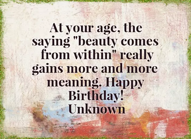 Birthday Wishes For Sixty Year Old Woman