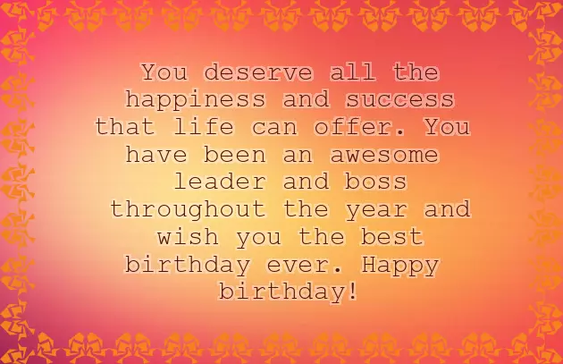 Birthday Wishes Funny For Boss