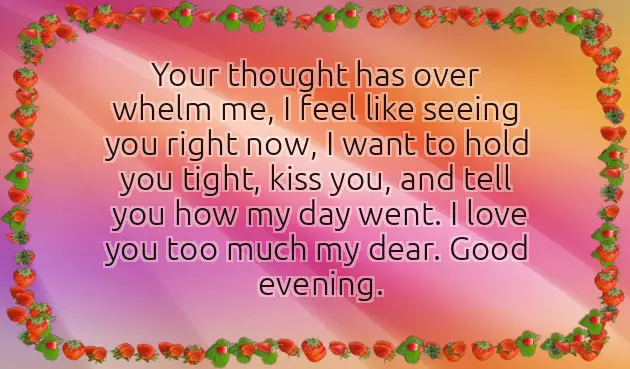 Good Evening Messages For Girlfriend