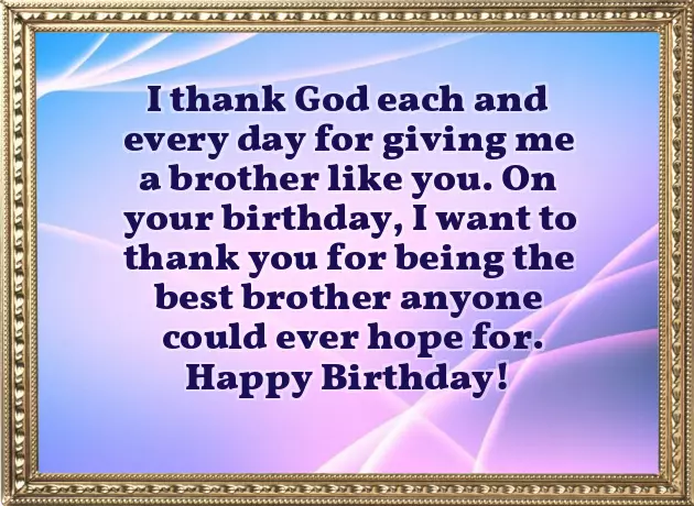 Older Brother Birthday