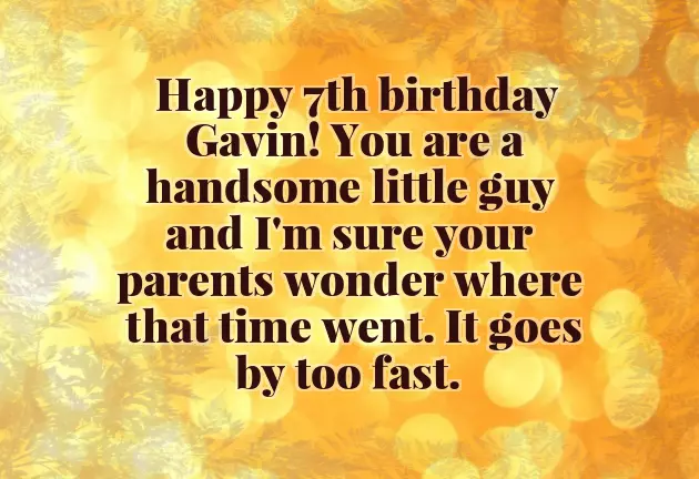 Happy Birthday Gavin