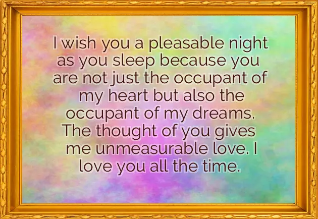 Sweet Good Night For Him Sweet Good Night For Him