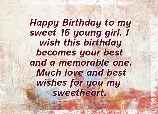 Happy Sweet 16 Granddaughter