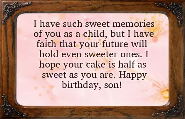 Birthday Wish For Elder Son