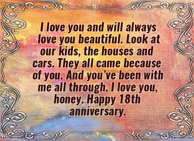 18Th Wedding Anniversary Quotes 18Th Wedding Anniversary Quotes