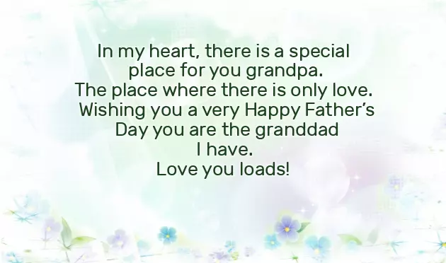 Fathers Day Message For Grandpa