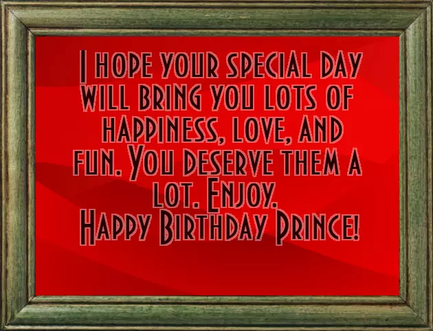 Happy Birthday Little Prince