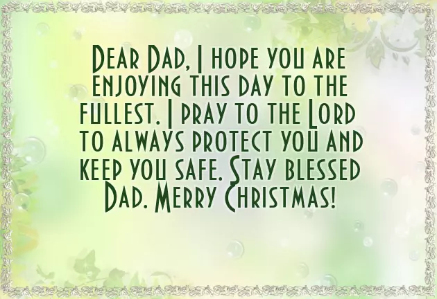 Christmas Messages For Dad Christmas Messages For Dad