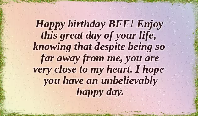 Wishes For Best Friend