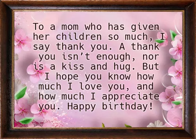 Caption On Mummy Birthday