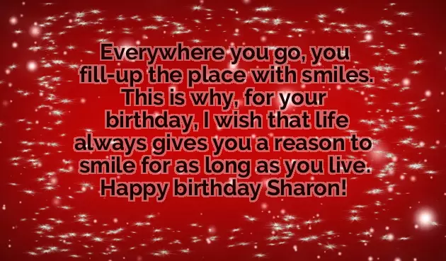 Happy Birthday To Sharon Happy Birthday To Sharon
