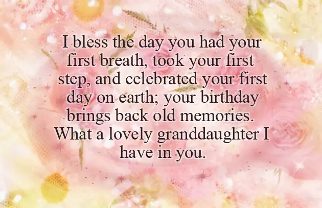 Birthday Wish For Granddaughter Messages Birthday Wish For Granddaughter Messages