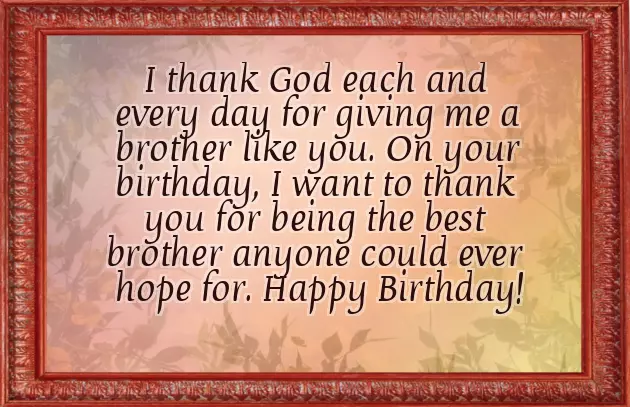Happy Birthday My Best Bro