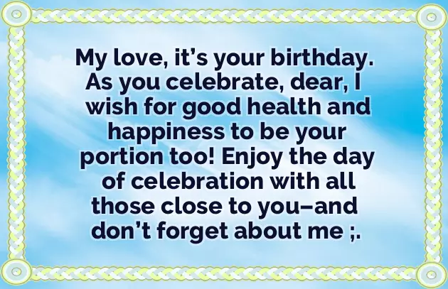 Happy Birthday Health Wishes