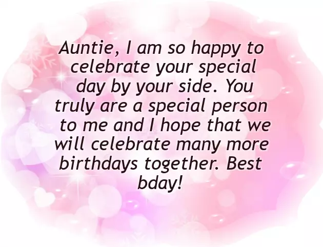 Special Aunt Birthday