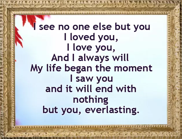 Romantic Birthday Poem For Wife