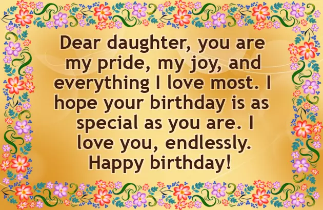 Happy Birthday Wishes 5 Years Old Girl