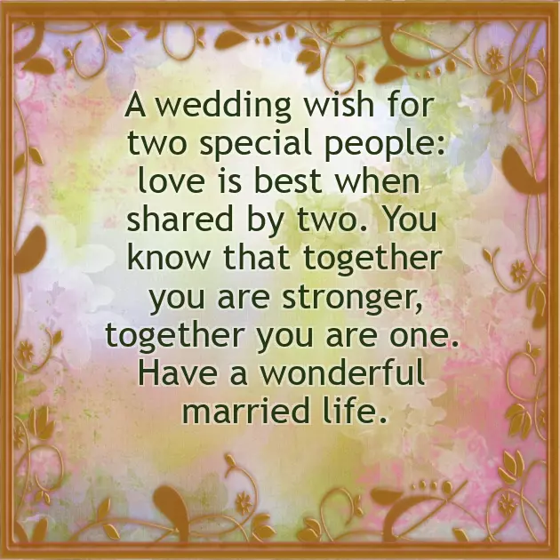 Happy Wedding Congratulations Message
