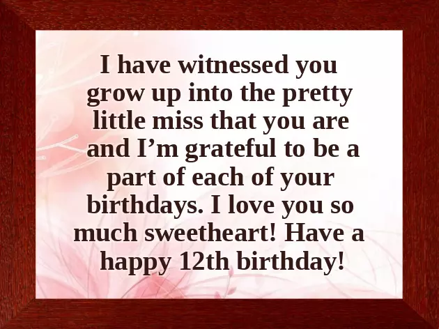 Birthday Wishes For 12 Year Old Son