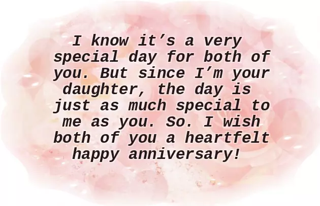 Anniversary Message From Daughter To Parents Anniversary Message From Daughter To Parents