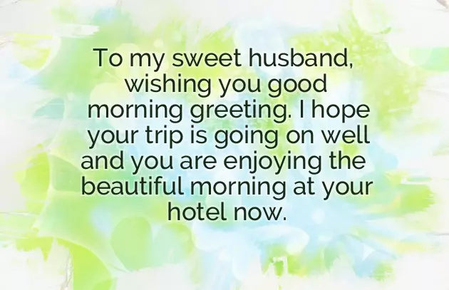 Morning Greetings To Husband