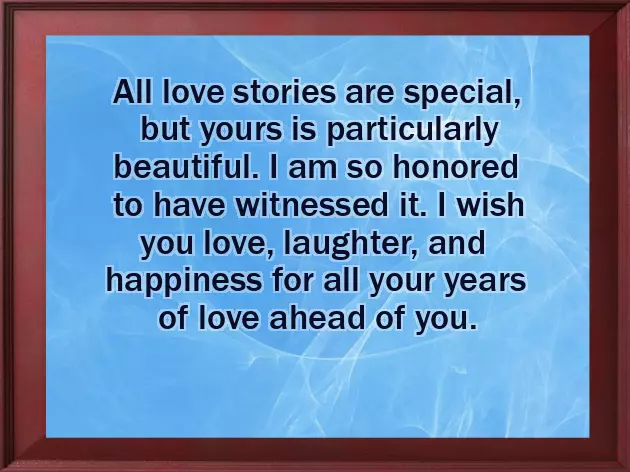 Sample Wedding Congratulations