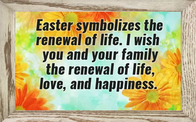 Easter Goodwill Message