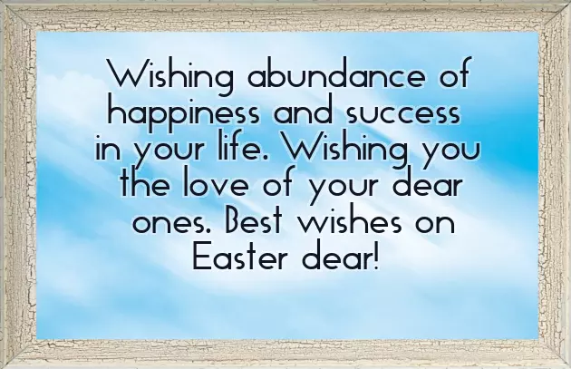 Happy Easter Wishes Business