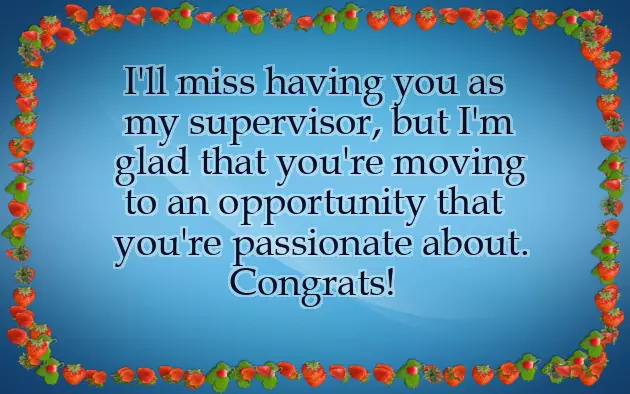 Congratulations On Becoming Principal