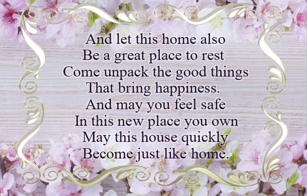 Poem For New Home Poem For New Home