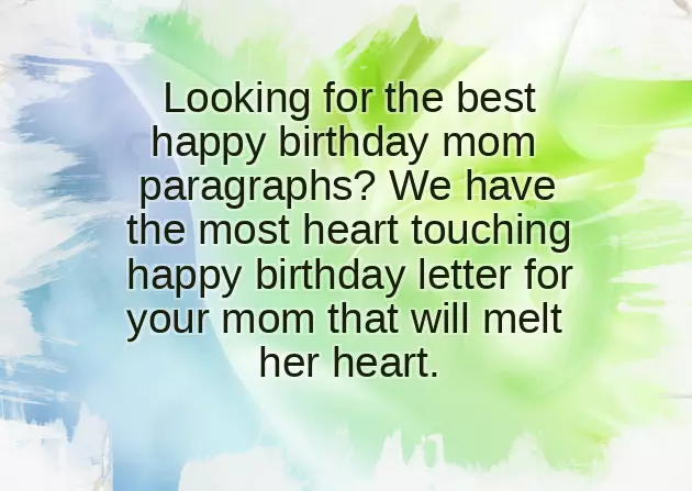 Happy Birthday To My Amazing Mum