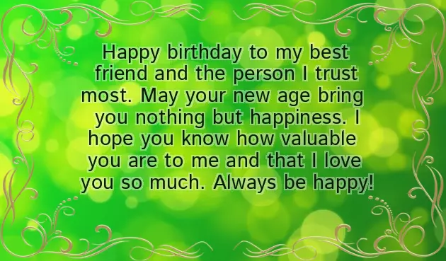 Friend Birthday Wishes Quotation