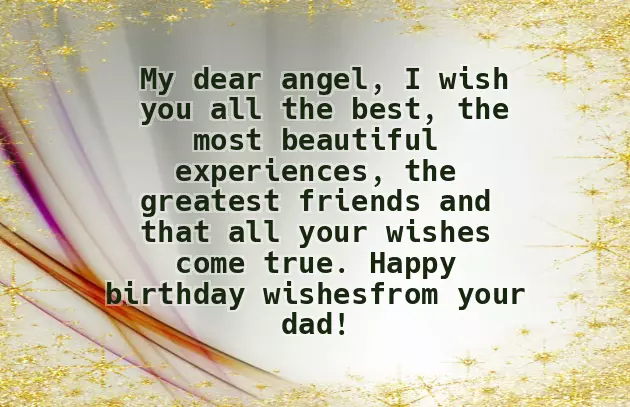 Simple Birthday Wishes For Daughter