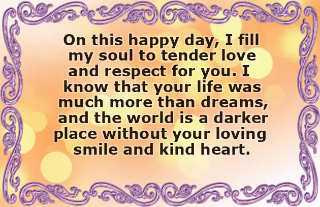 Birthday Wishes For Late Father