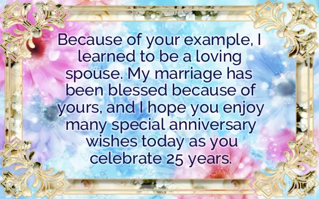 Best Wedding Anniversary Wishes To Parents