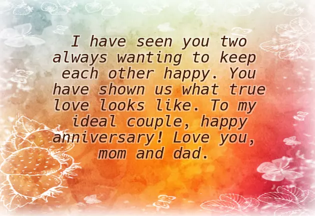 Wishes To Parents On Daughter