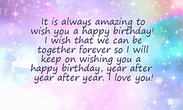 Easy Birthday Wishes For Boyfriend