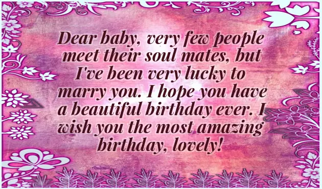 My Wife Birthday Wishes In English