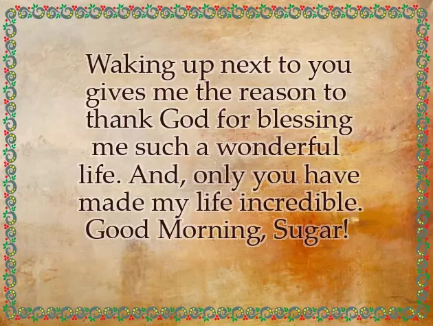 Romantic Good Morning Message For Husband