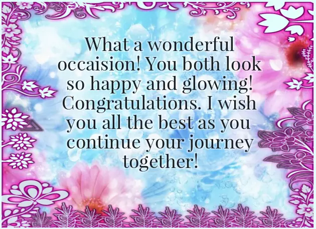 Congratulations Again On Your Wedding