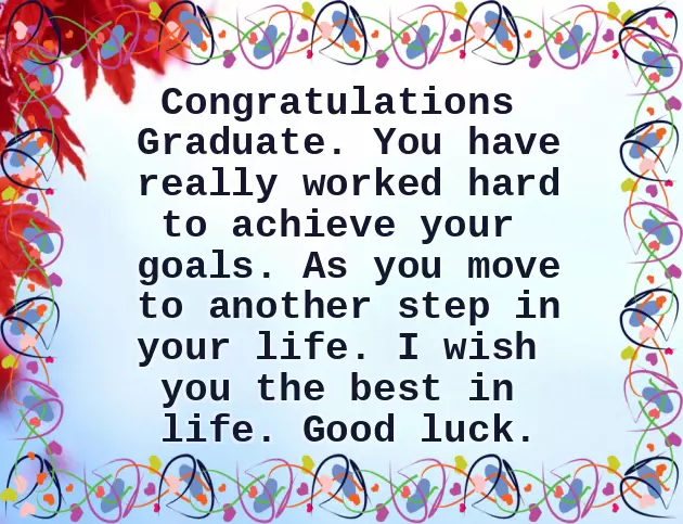 Spiritual Graduation Message